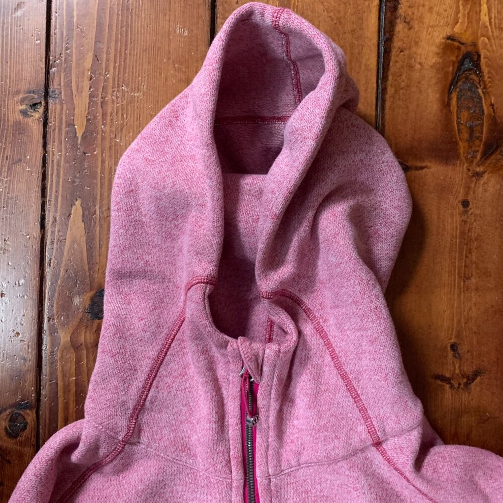 Lululemon On The Daily Hoodie Pink Women's 10 Blended Cotton Full Zip Jacket GUC - Picture 4 of 16
